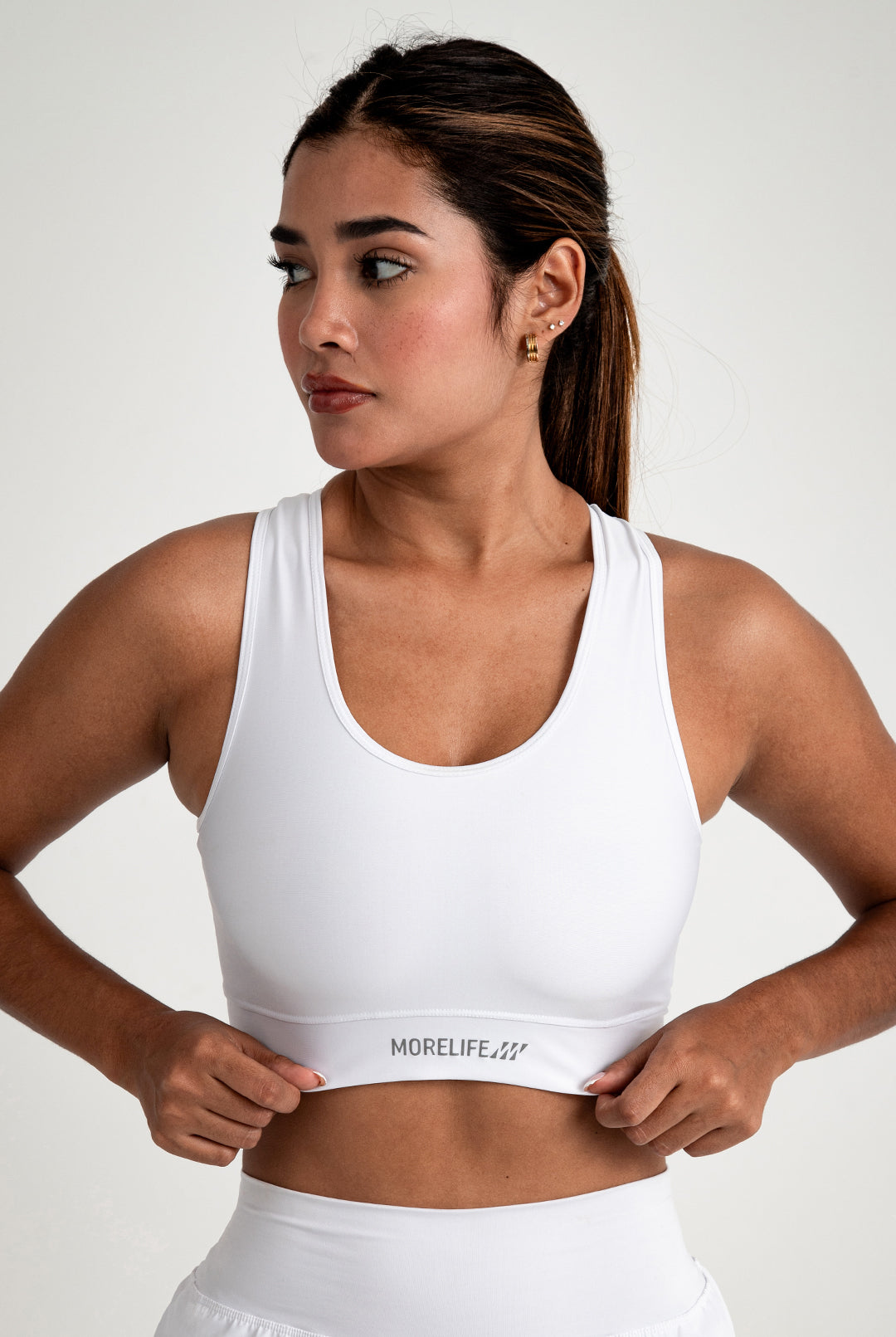 Top Deportivo Color Blanco